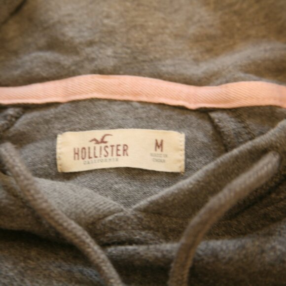 Hollister Hooded Sweatshirt, Size Medium, Grey - Picture 3 of 3